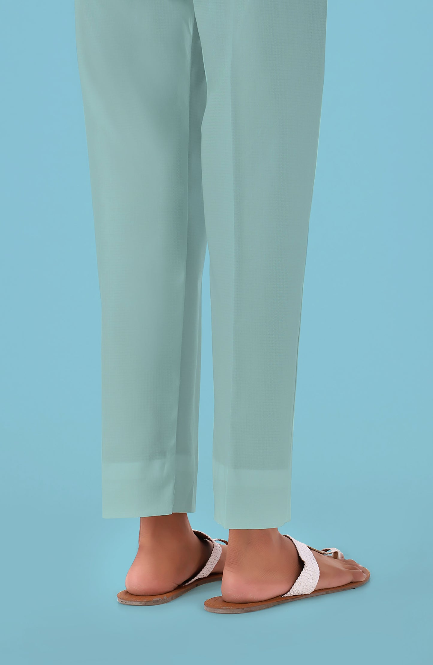 Unstitched | Bottom | Plain Cambric | NRUP-CAMBRIC-LIGHT SEA GREEN(PP)