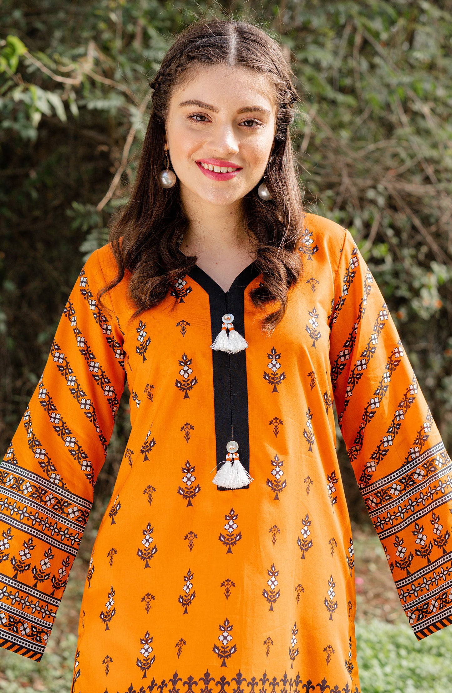 Stitched 1 Piece Printed Lawn Shirt