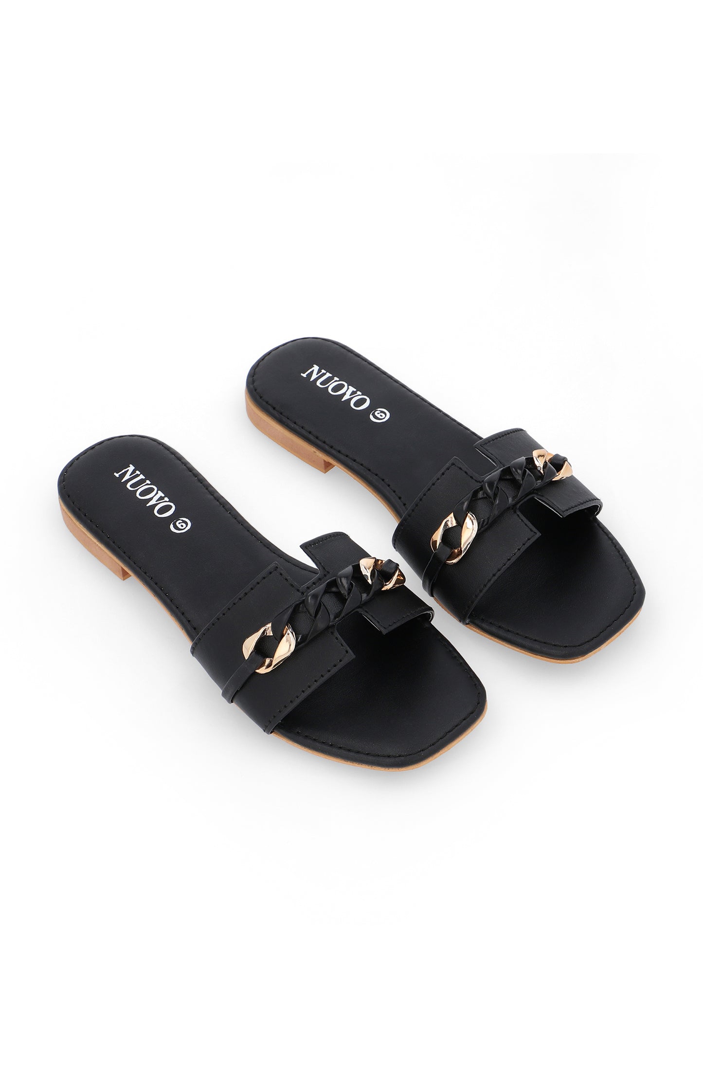 Women Slippers -  BLACK
