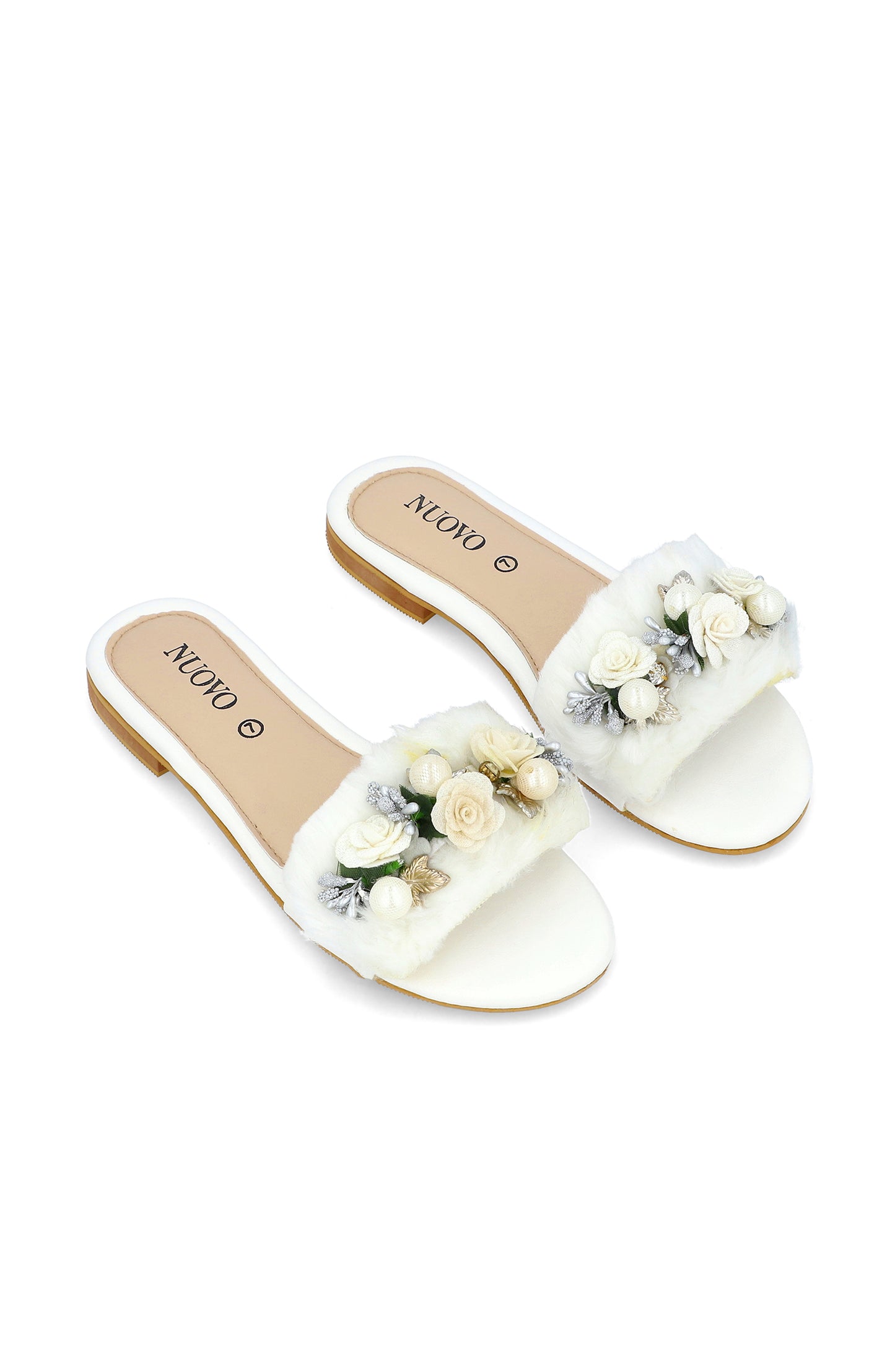 Women Slippers -  WHITE