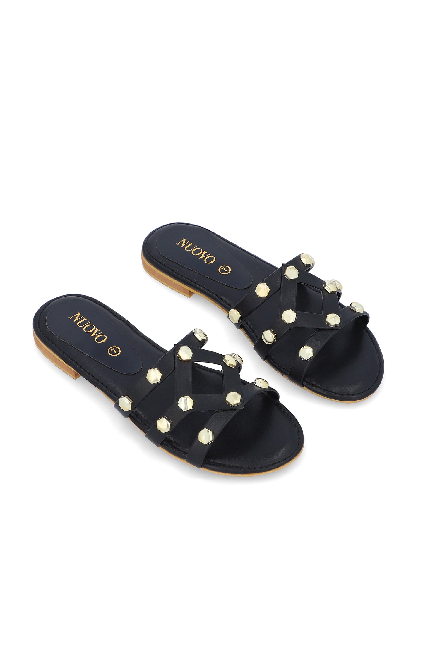 Women Slippers -  BLACK