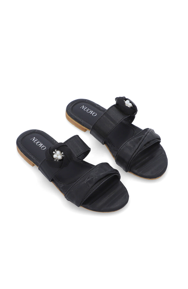 Women Slippers -  BLACK