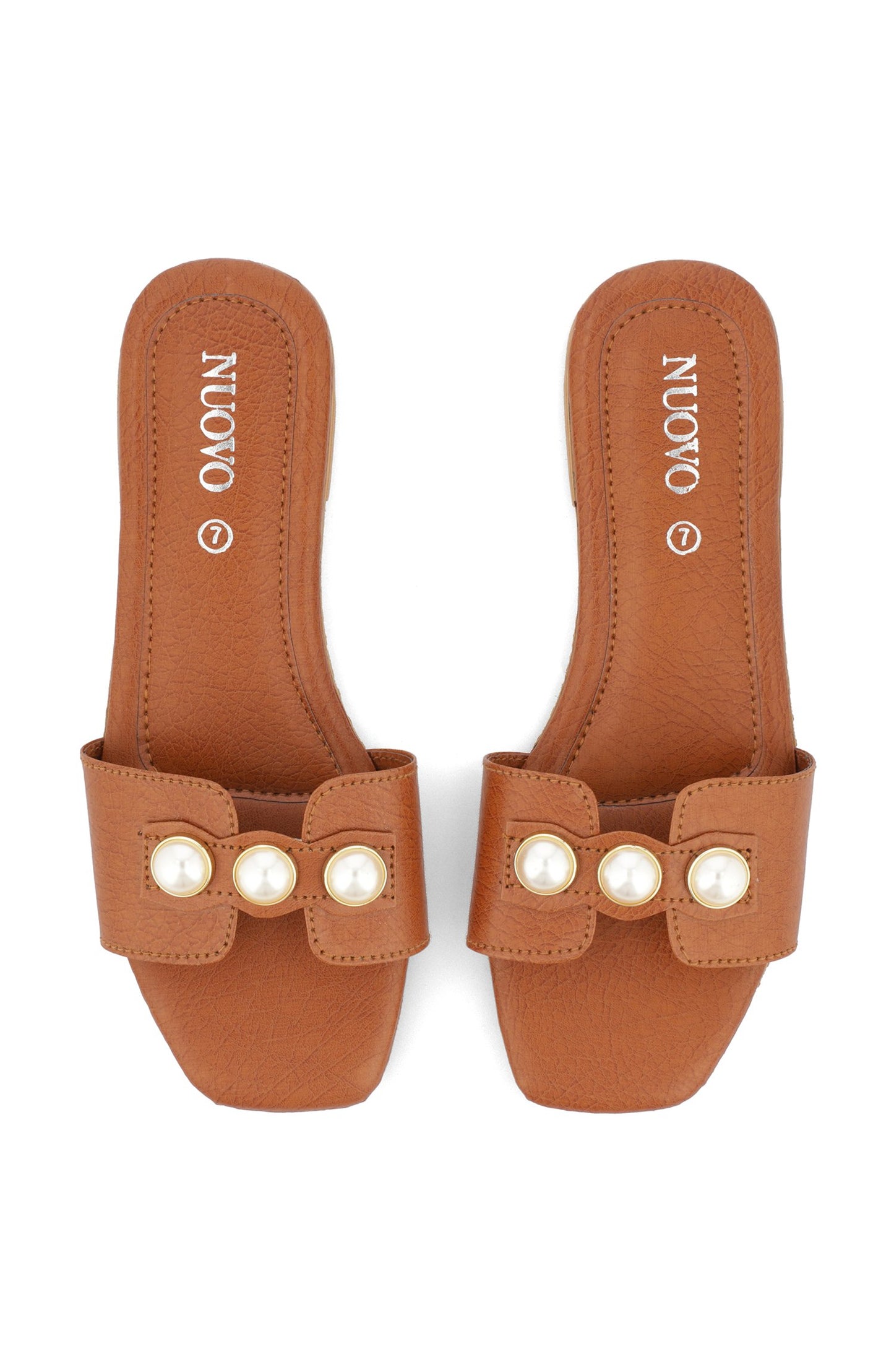 Women Slippers - Brown