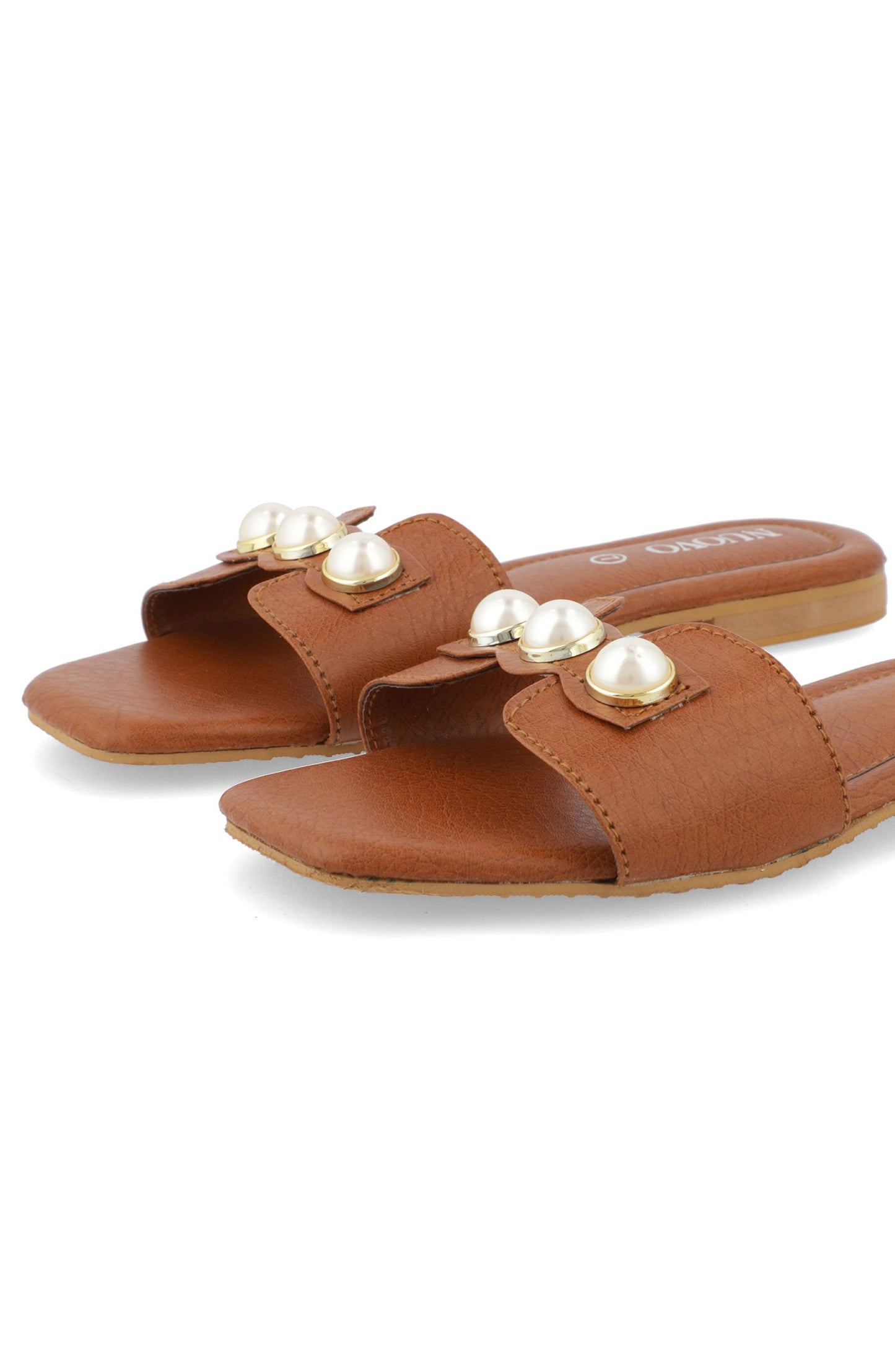 Women Slippers - Brown
