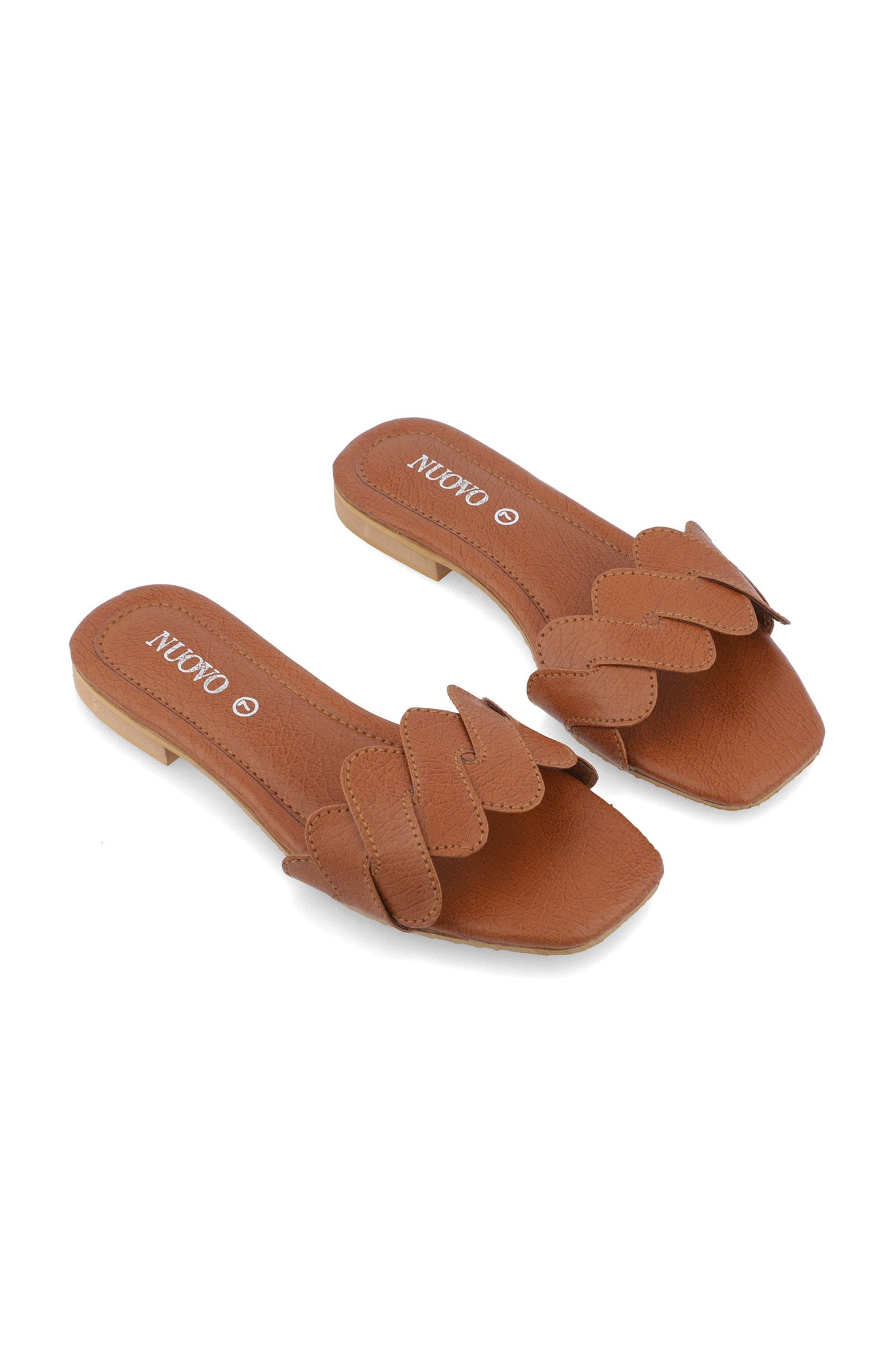 Women Slippers - Brown (ORFS-58 BROWN)