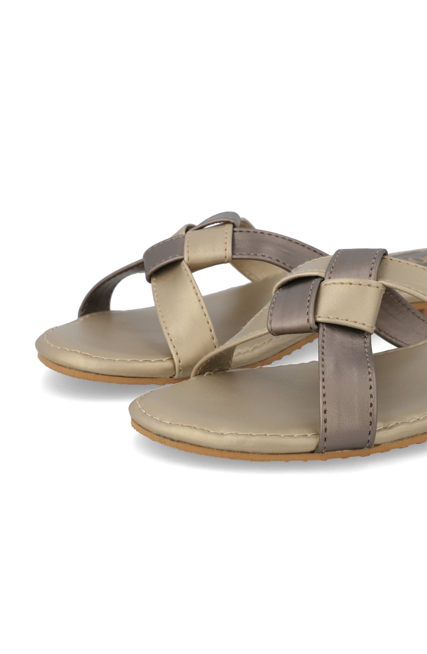 Women Slippers - Gold