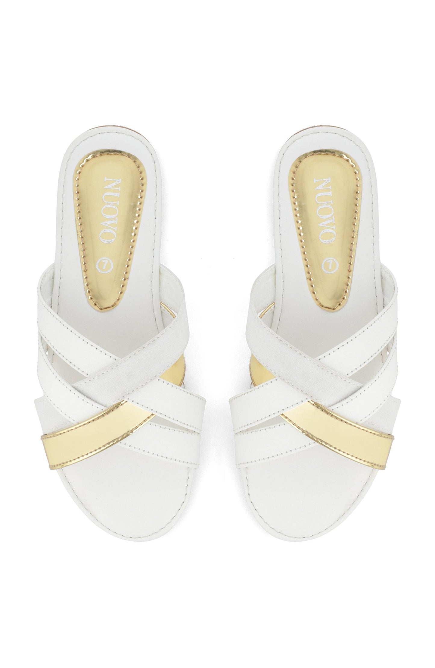 Women Slippers - White