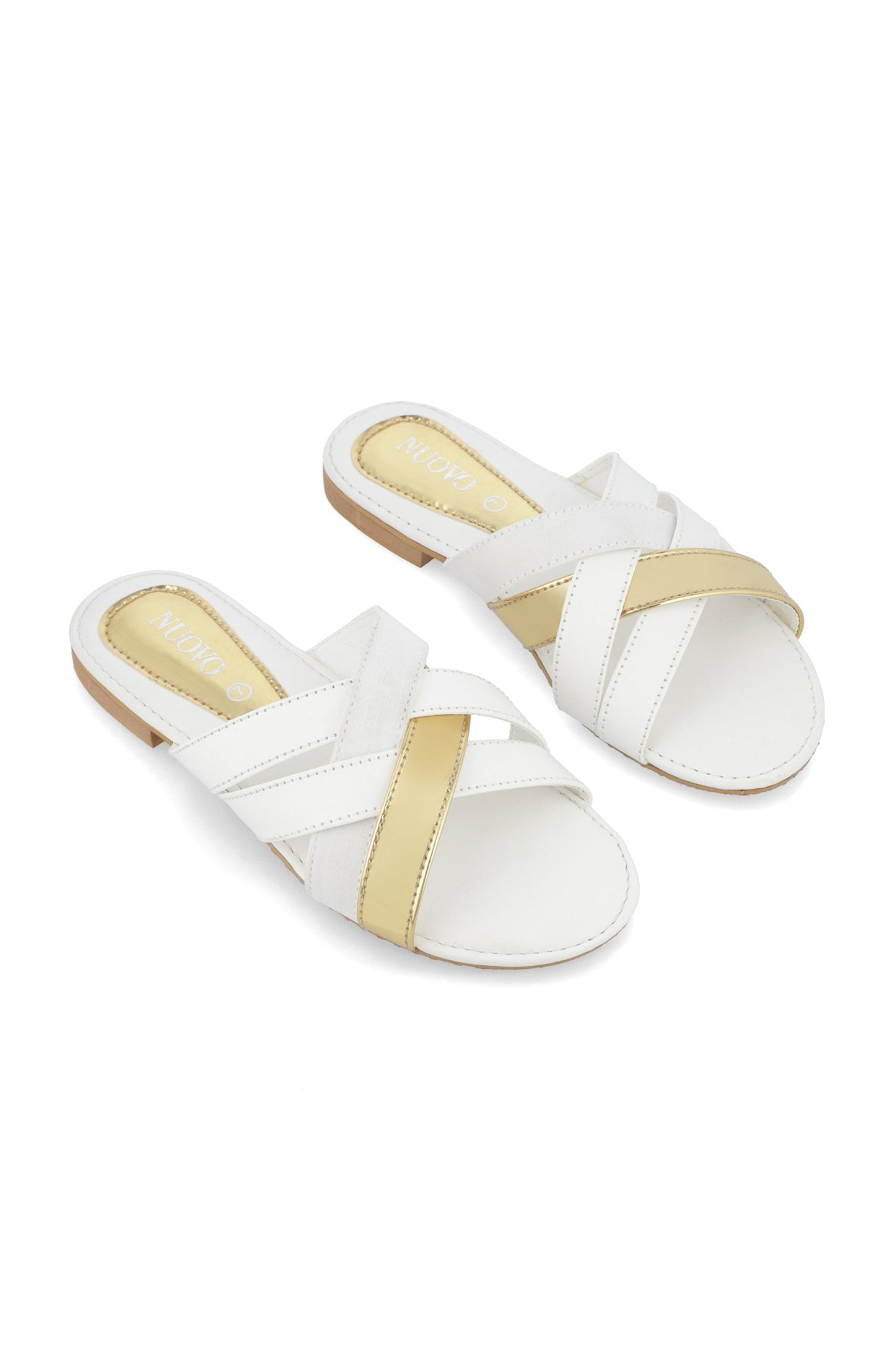 Women Slippers - White
