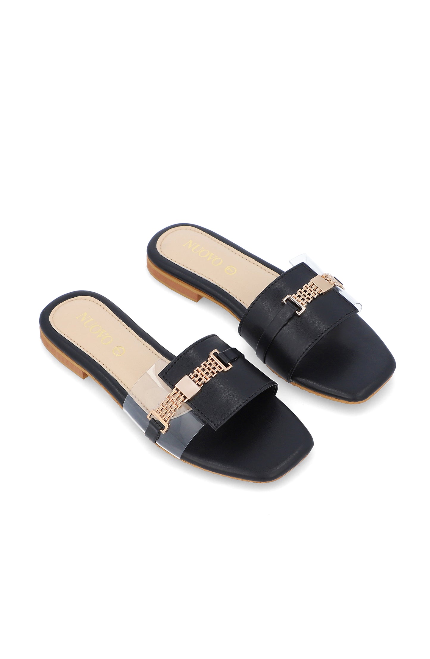 Women Slippers -  BLACK