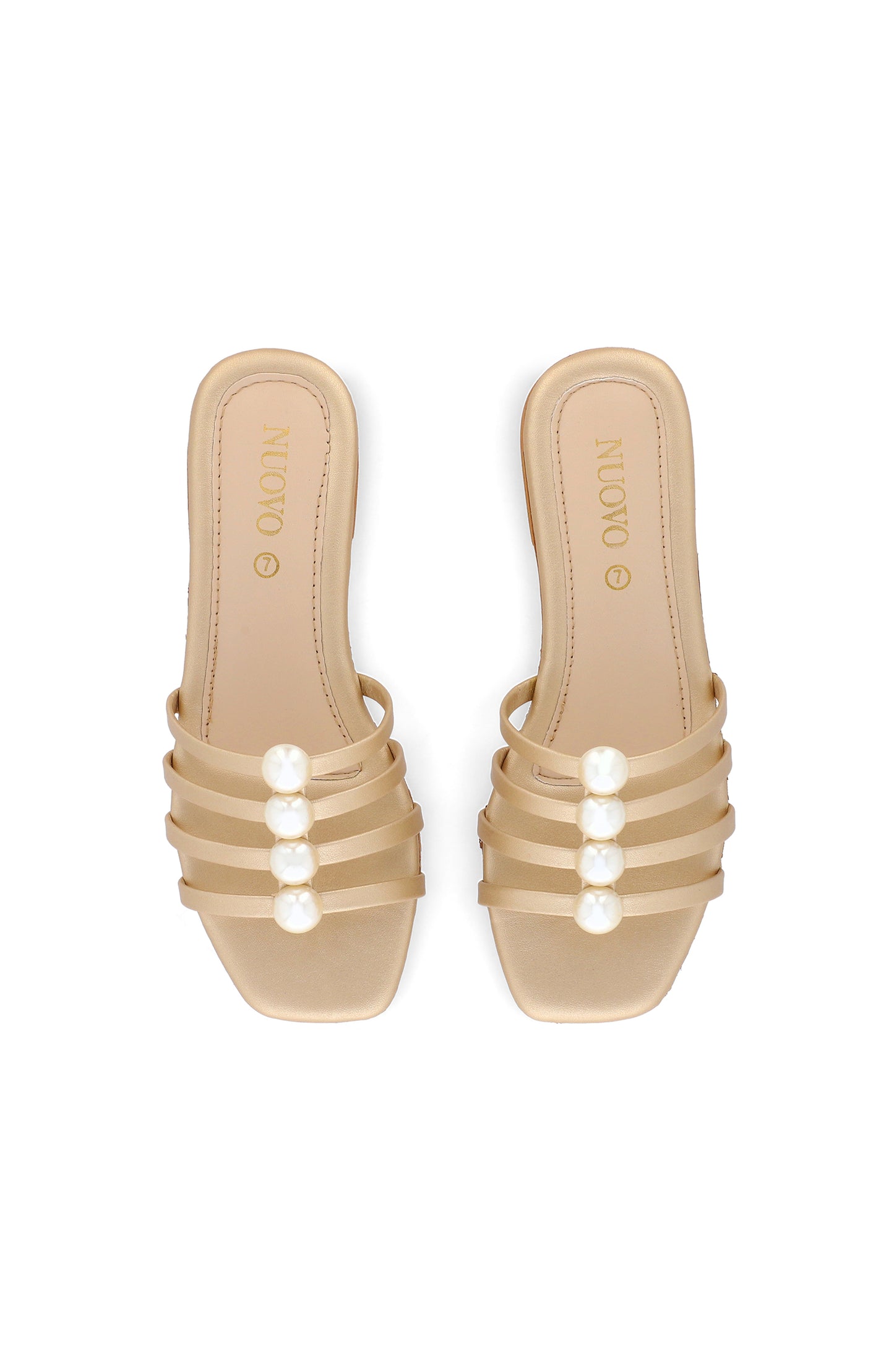 Women Slippers -  GOLDEN