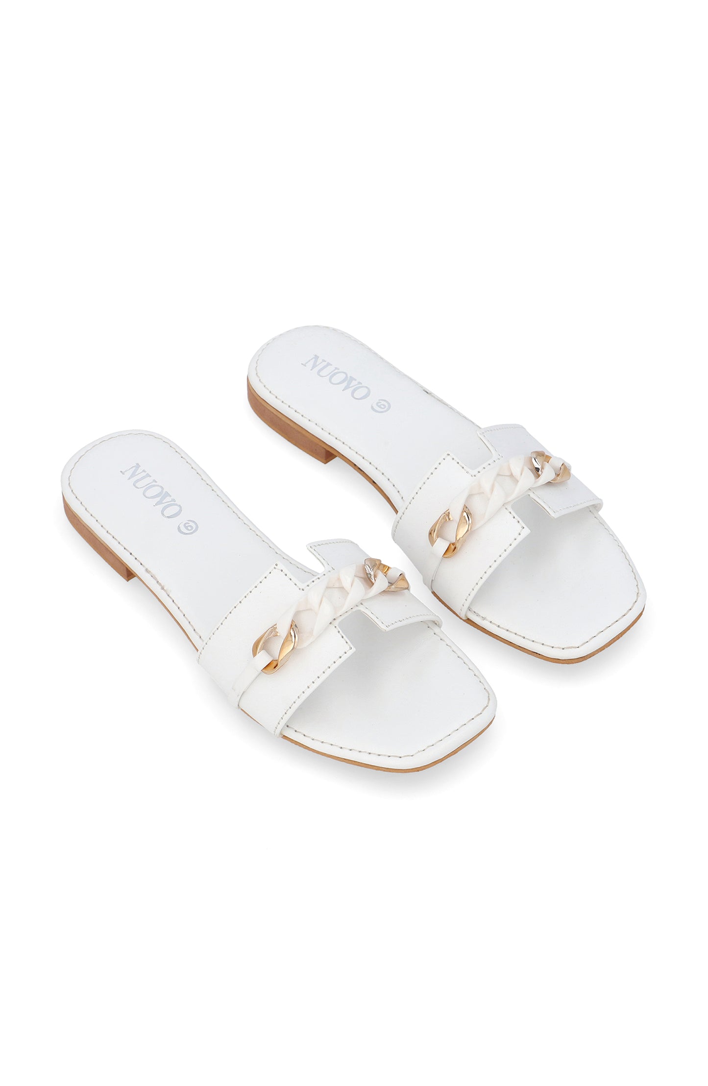 Women Slippers -  WHITE