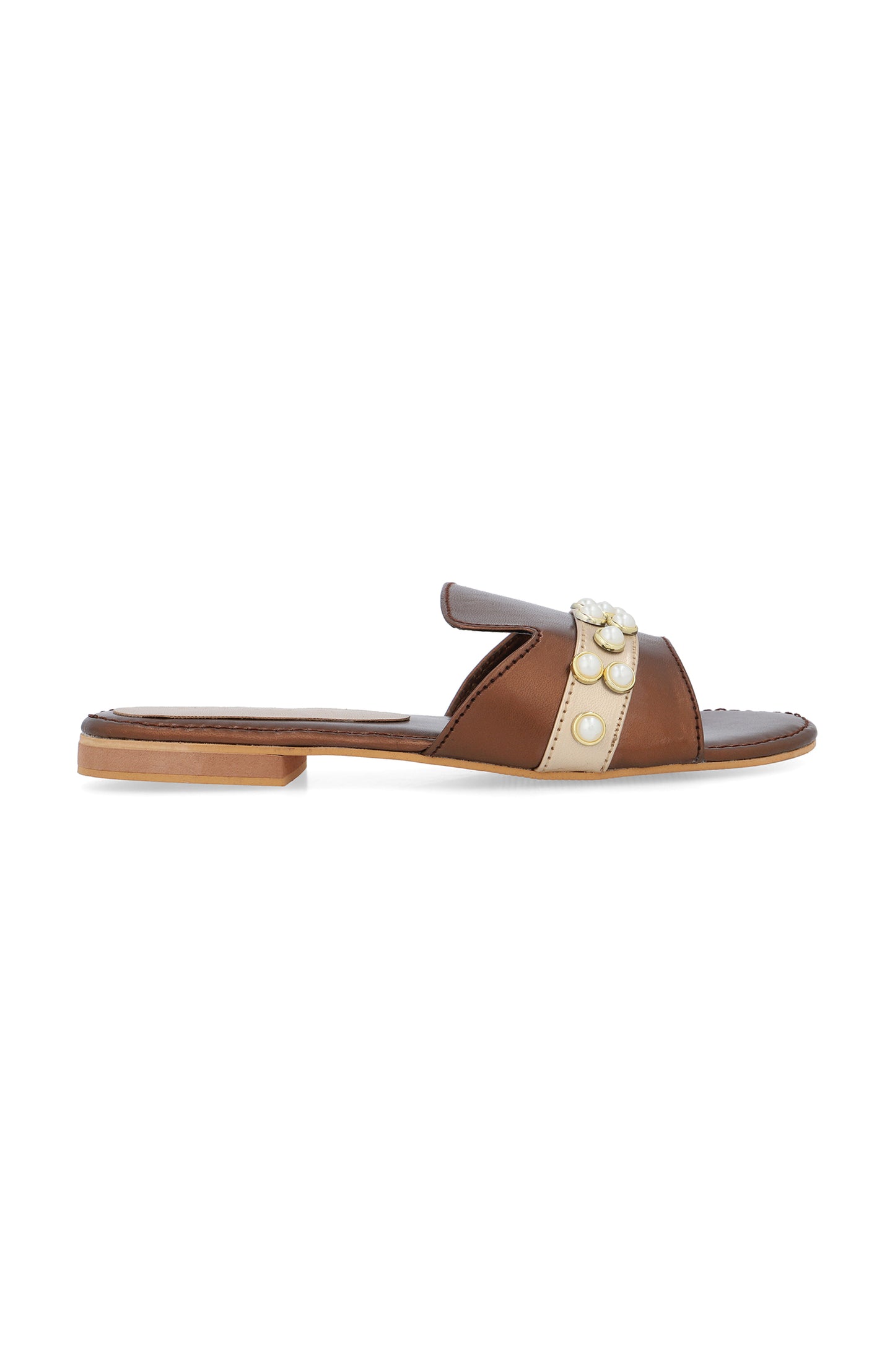 Women Slippers -  BROWN