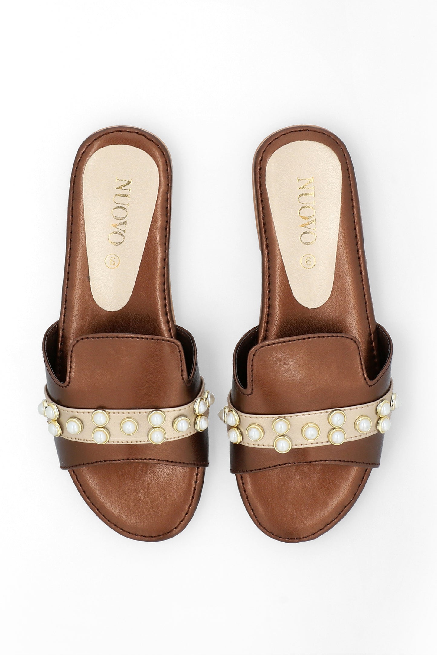 Women Slippers -  BROWN