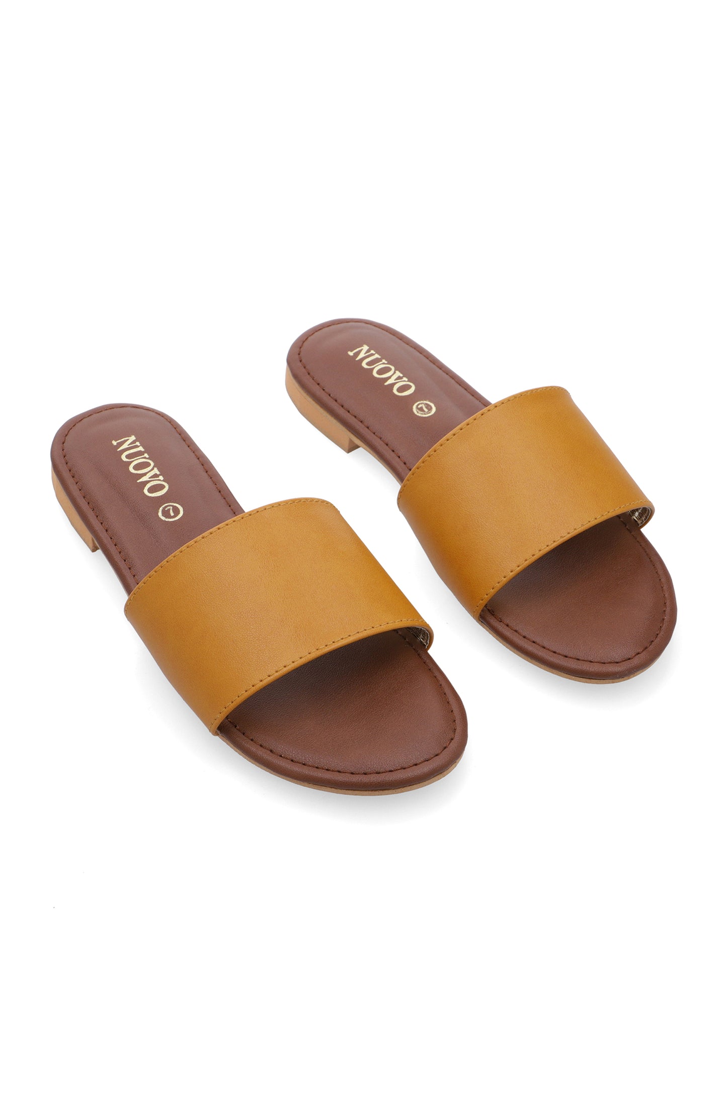ORFS-82 BEIGE MIX  FOOTWEAR FLAT SANDALS