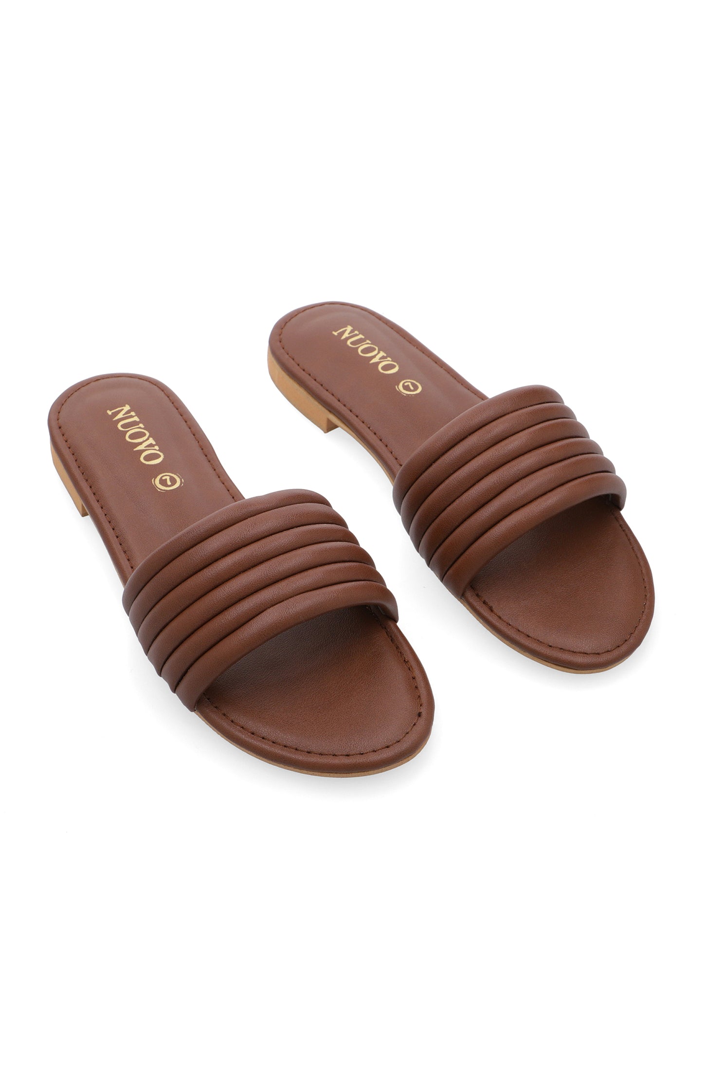 Women Slippers -  BROWN
