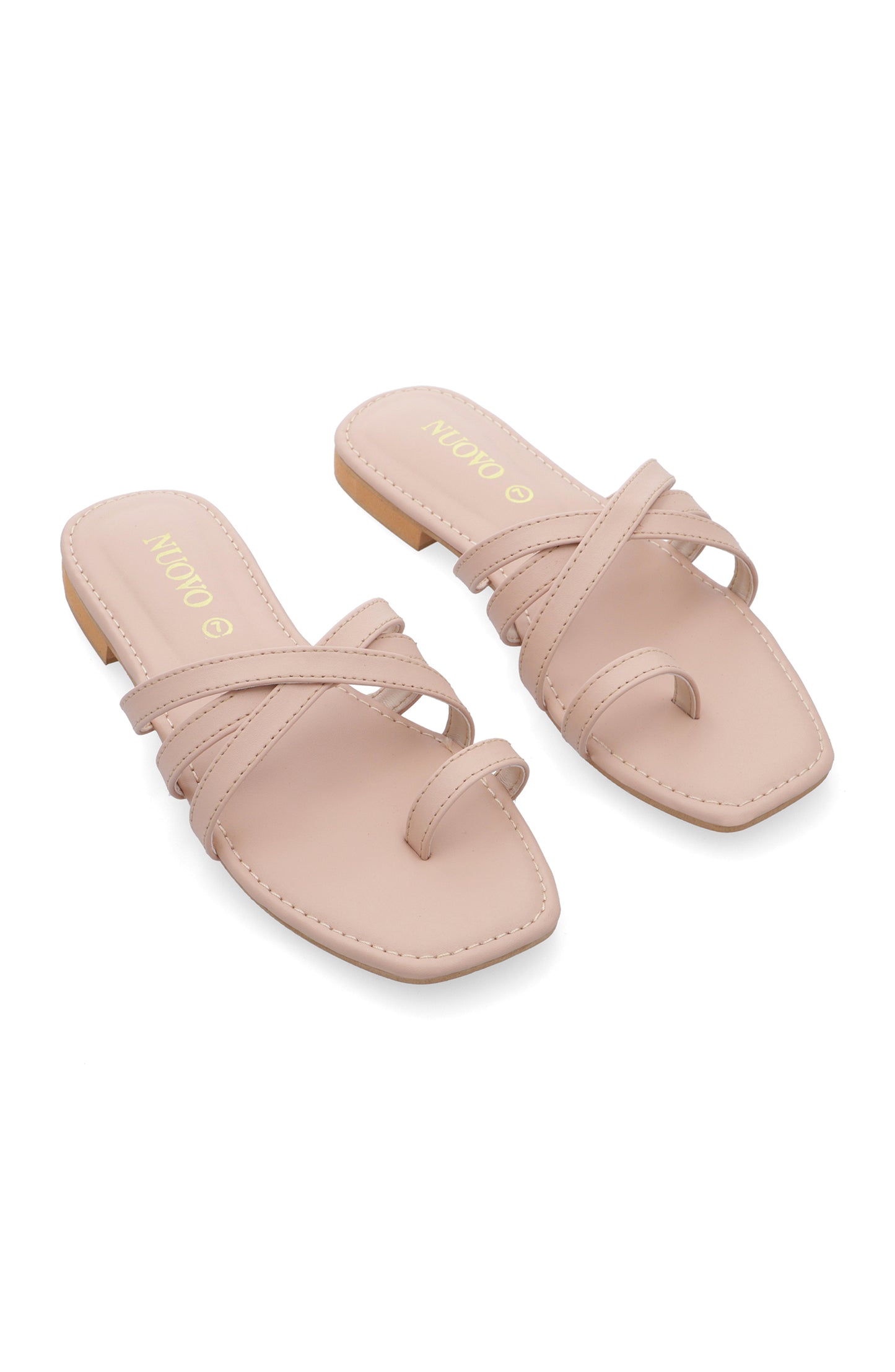 ORFS-85 FAWN MIX  FOOTWEAR FLAT SANDALS