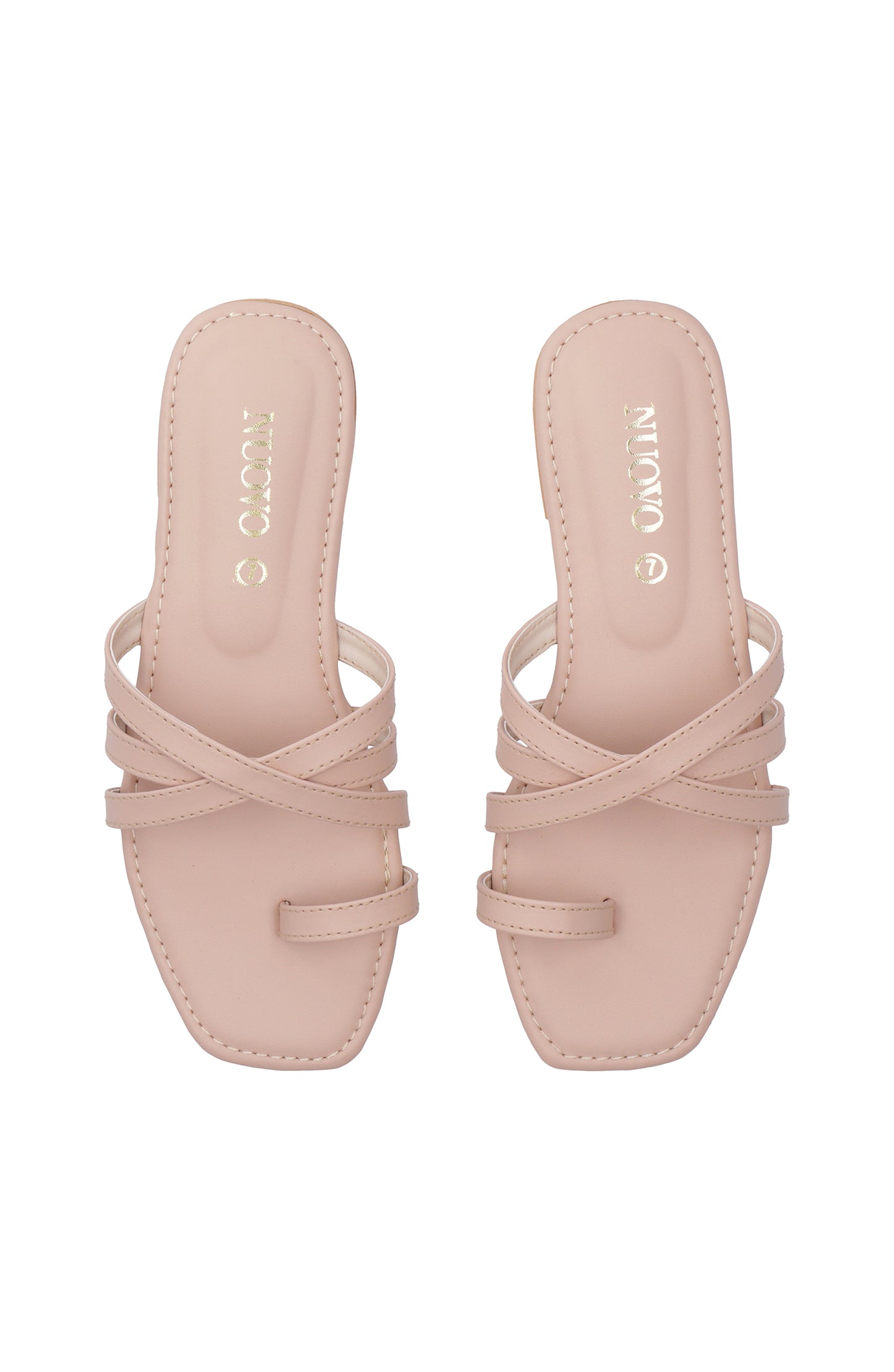 ORFS-85 FAWN MIX  FOOTWEAR FLAT SANDALS