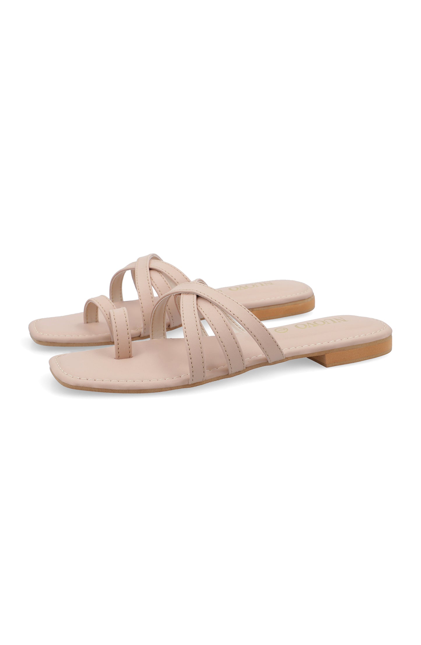 ORFS-85 FAWN MIX  FOOTWEAR FLAT SANDALS