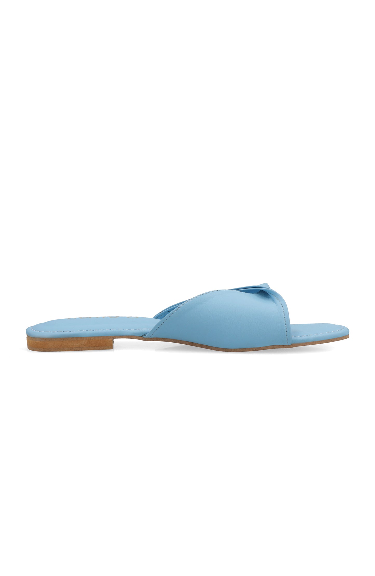 ORFS-86 SKY BLUE MIX  FOOTWEAR FLAT SANDALS