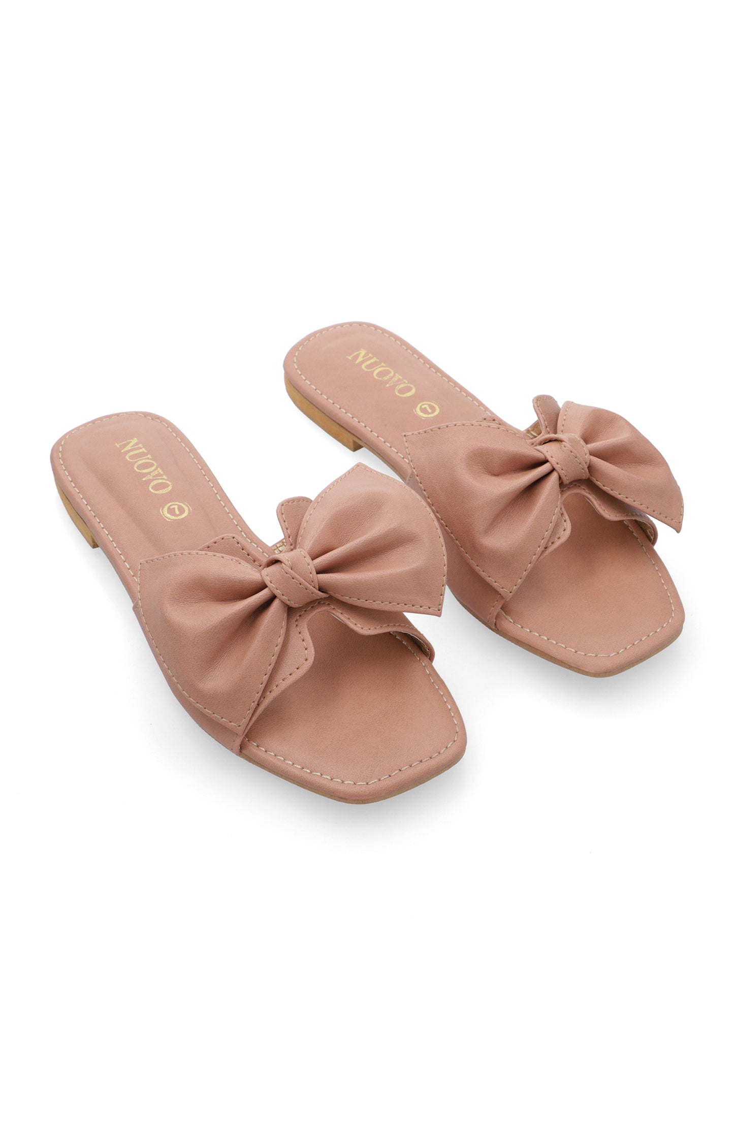 ORFS-87 PINK MIX  FOOTWEAR FLAT SANDALS