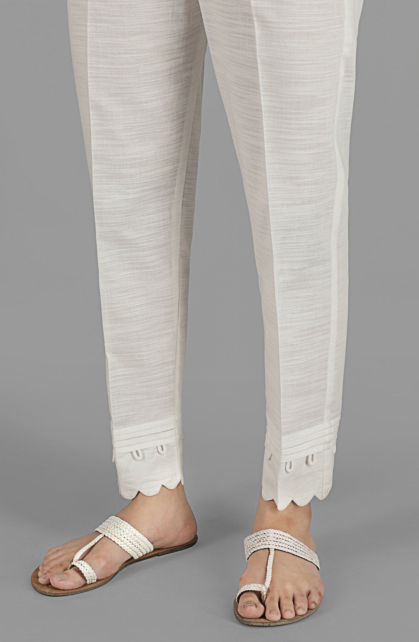 Stitched 1 Piece Plain Khaddar Pants