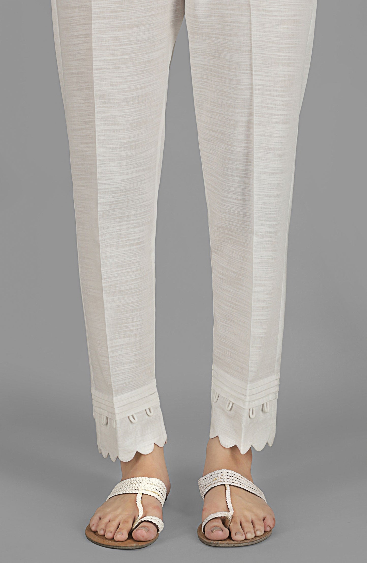 Stitched 1 Piece Plain Khaddar Pants