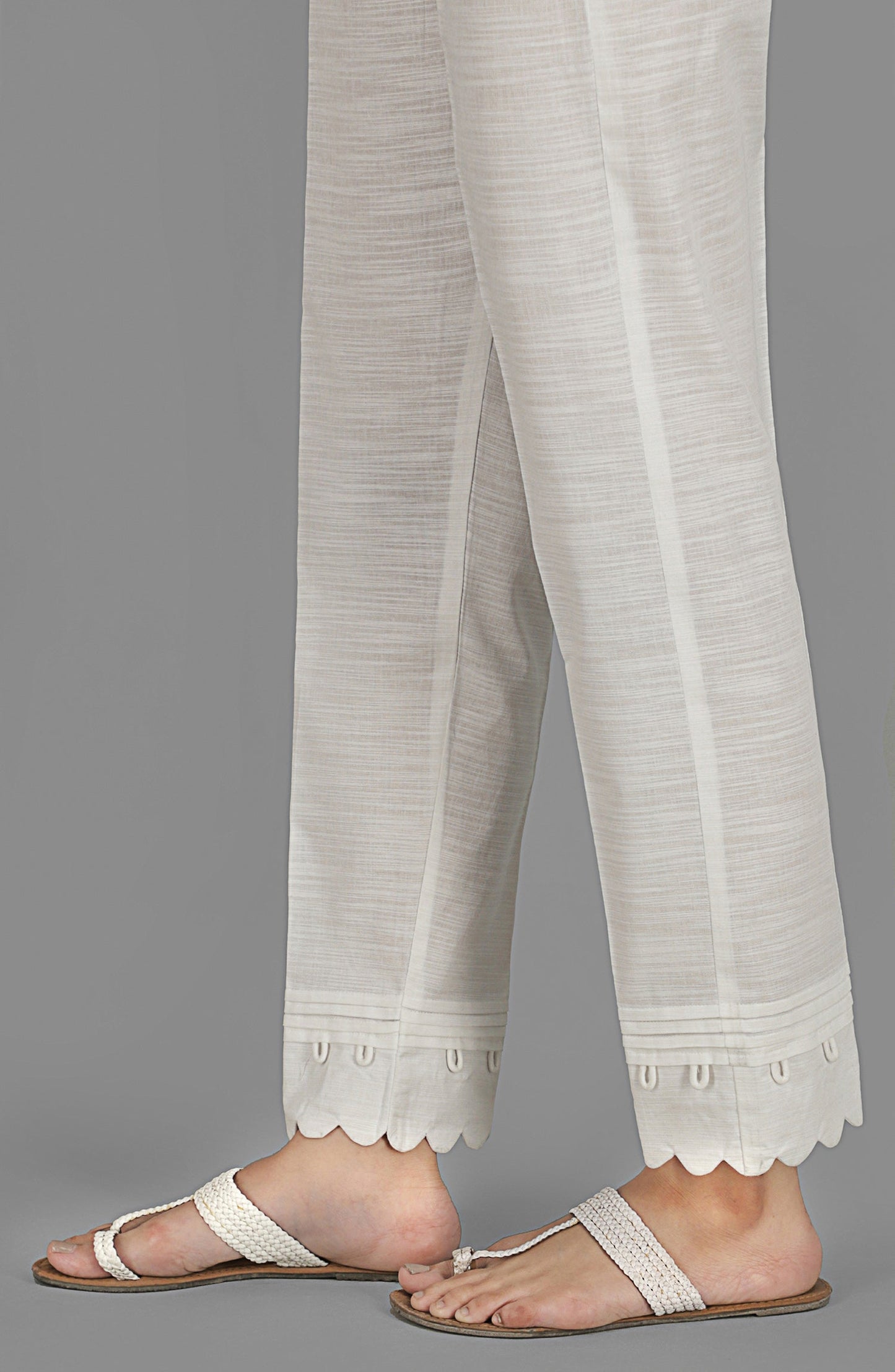 Stitched 1 Piece Plain Khaddar Pants