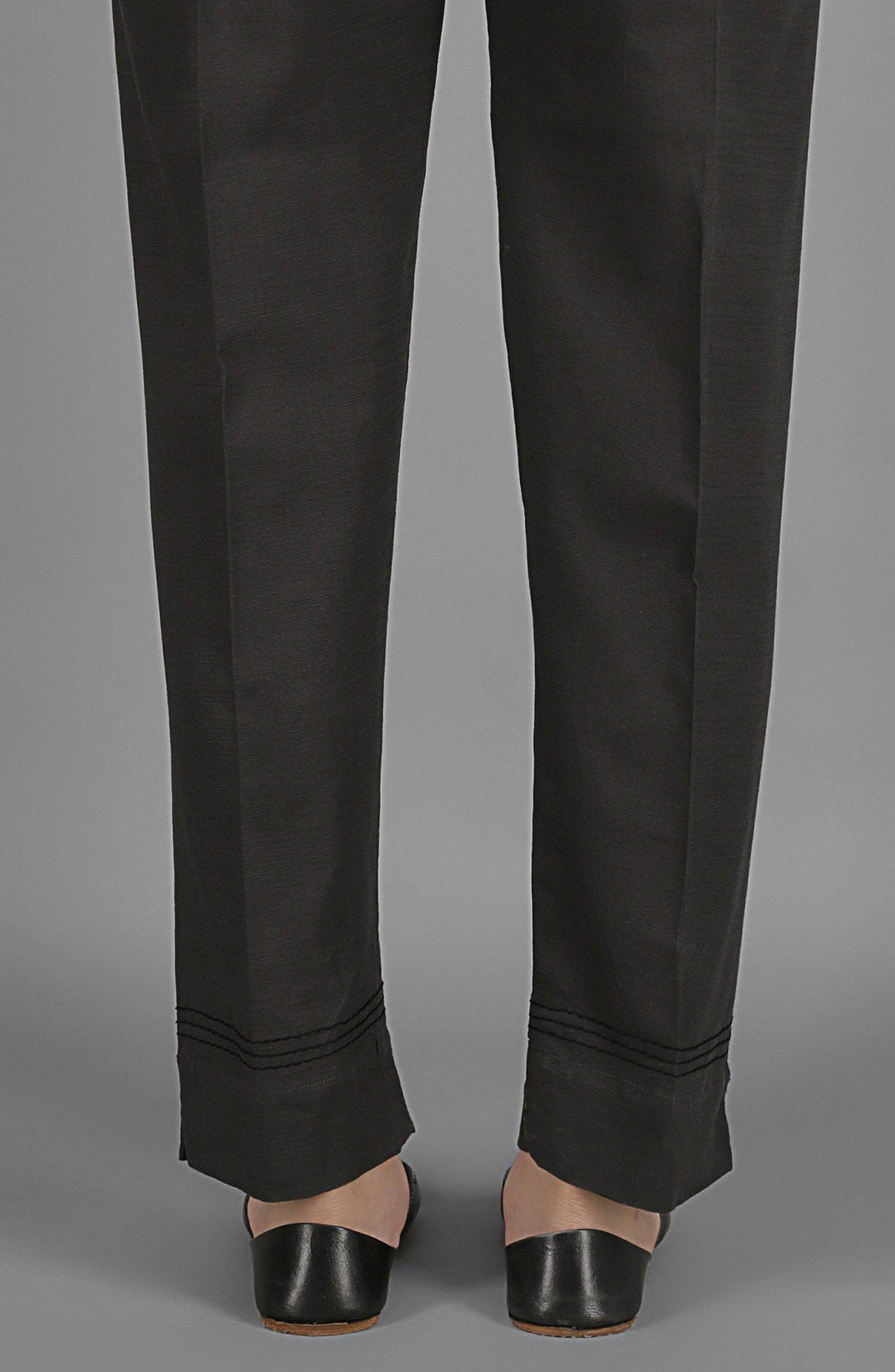 NRP-68/S BLACK KHADDAR SCPANTS READY TO WEAR PANTS