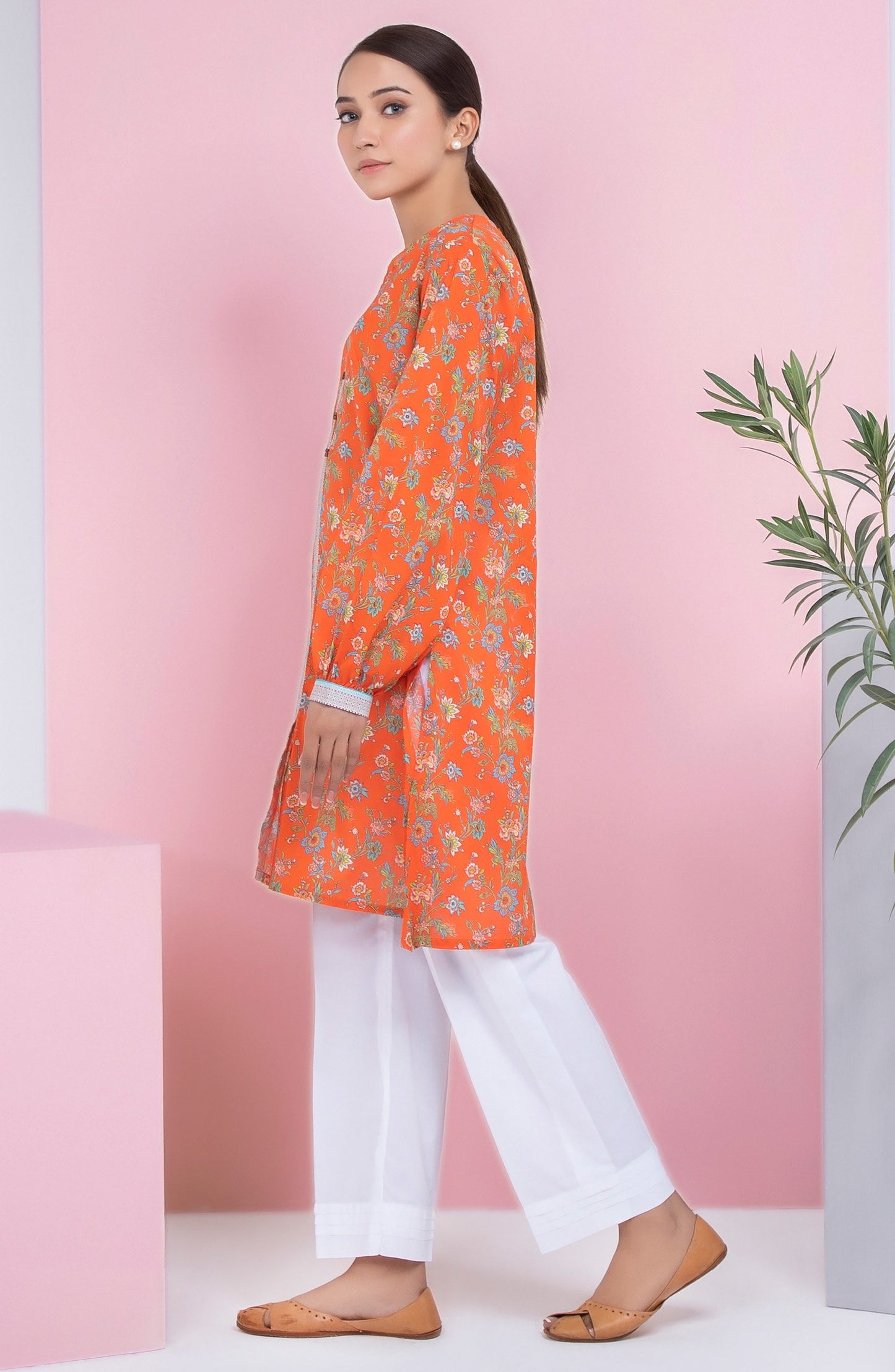 Unstitched 1 Piece Printed Lawn Shirt (OTL-20-043/C (PC))