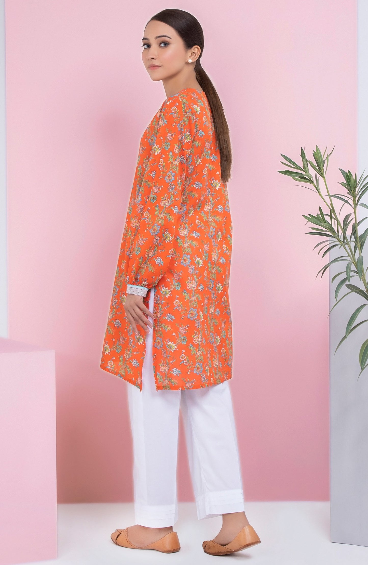 Unstitched 1 Piece Printed Lawn Shirt (OTL-20-043/C (PC))