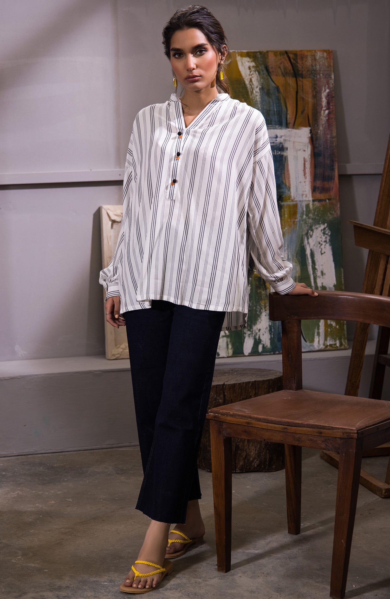 NRC-73/S WHITE HEAVY COTTON SCSHIRT READY TO WEAR SHIRT