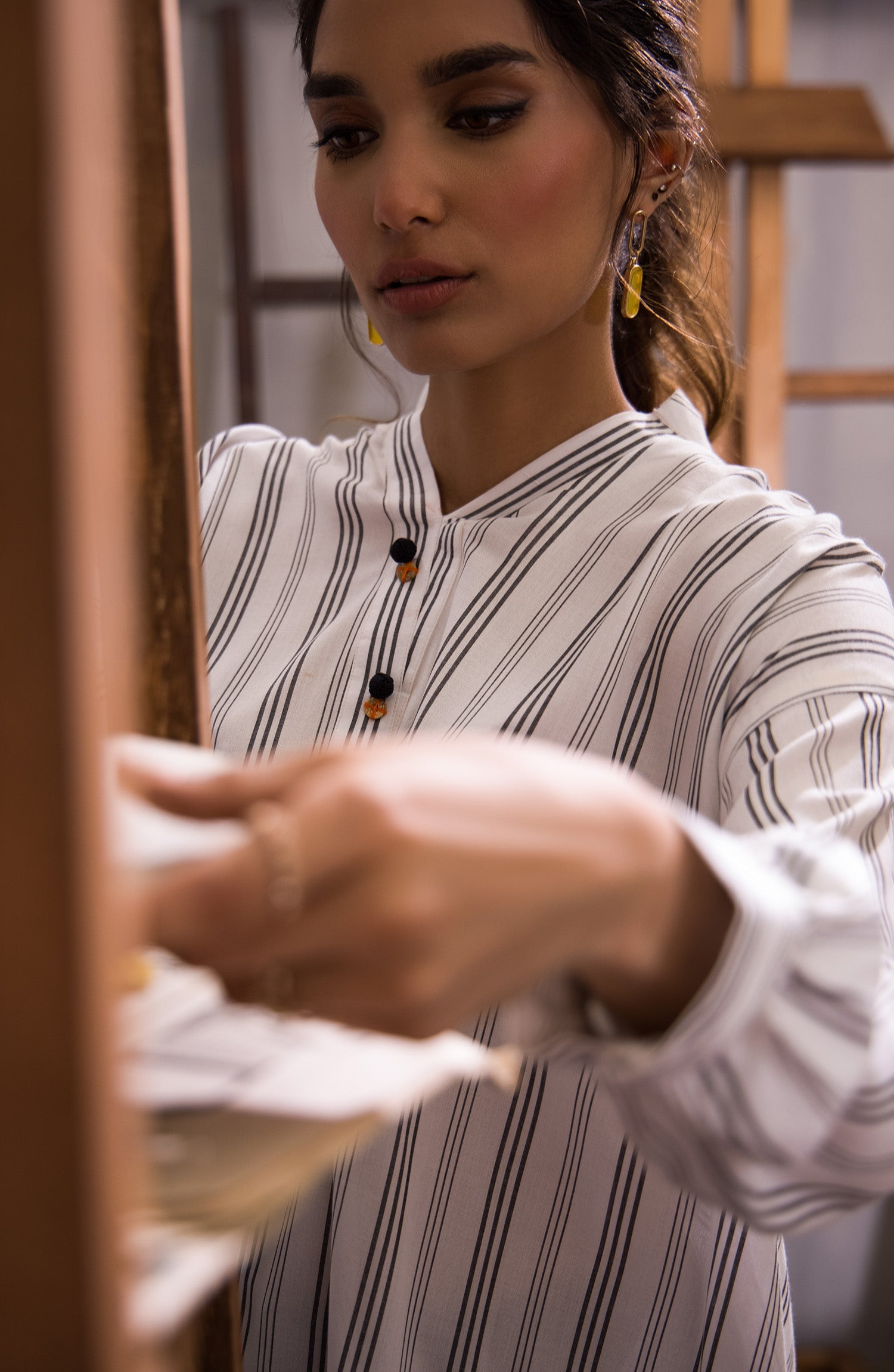 NRC-73/S WHITE HEAVY COTTON SCSHIRT READY TO WEAR SHIRT
